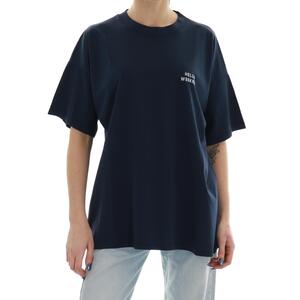 T-SHIRT HELLO WEEKEND BLU